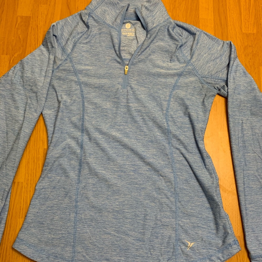Old navy fitted quarter zip